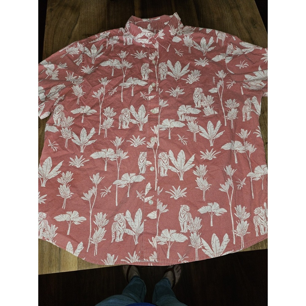 Men's Hawaiian Type Button Down Shirt. Goodfellow & Co. Sz XL. Spring/Beach